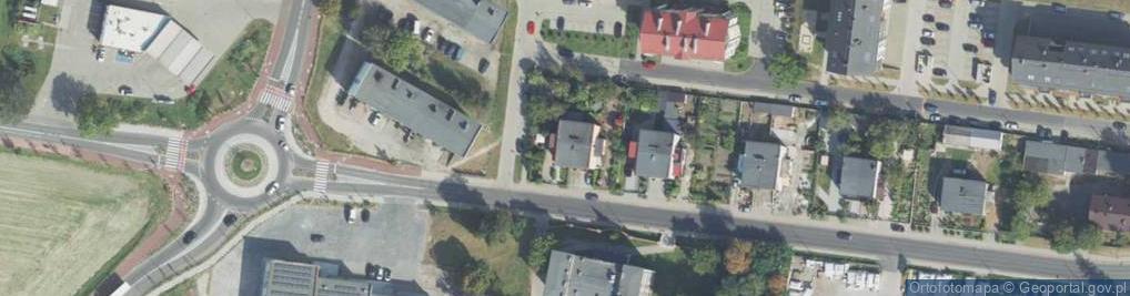 Zdjęcie satelitarne Malińska ul.