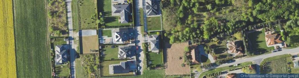 Zdjęcie satelitarne Malownicza ul.