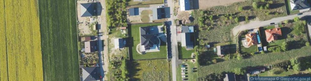 Zdjęcie satelitarne Malownicza ul.