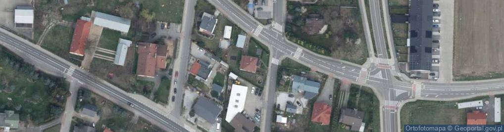 Zdjęcie satelitarne Makowa ul.