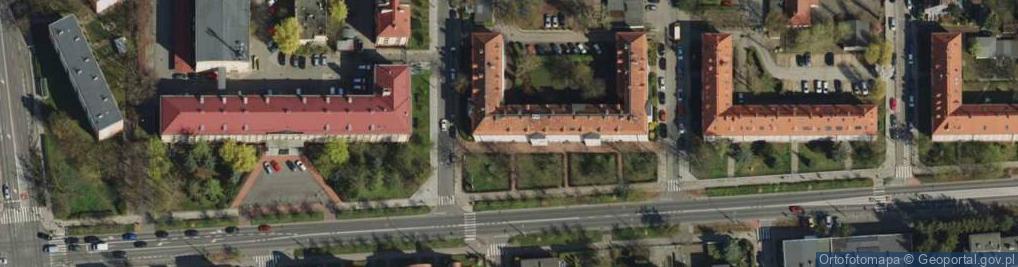 Zdjęcie satelitarne Marcelińska ul.