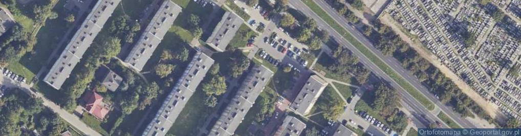 Zdjęcie satelitarne Maratońska ul.