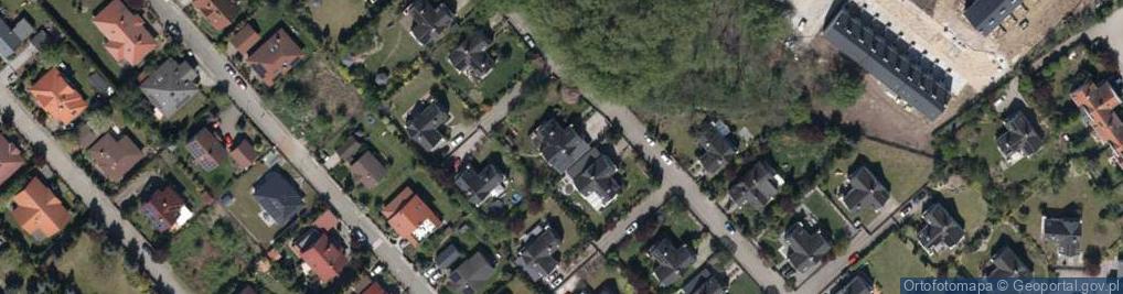 Zdjęcie satelitarne Mahoniowa ul.