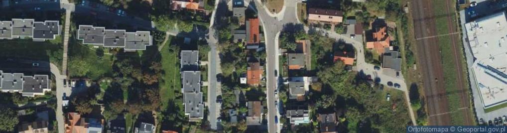 Zdjęcie satelitarne Mazowiecka ul.