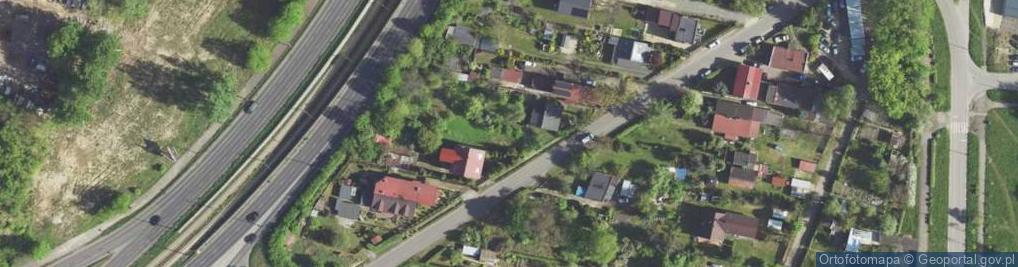 Zdjęcie satelitarne Małe Zagórze ul.
