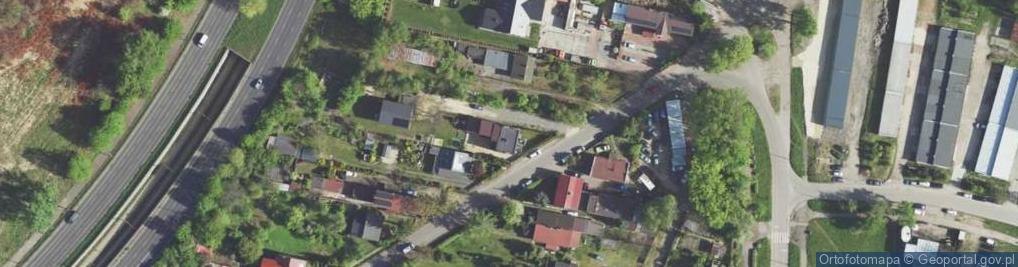 Zdjęcie satelitarne Małe Zagórze ul.