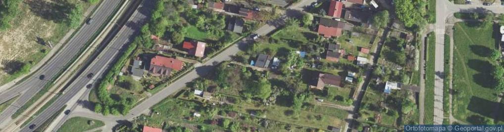 Zdjęcie satelitarne Małe Zagórze ul.