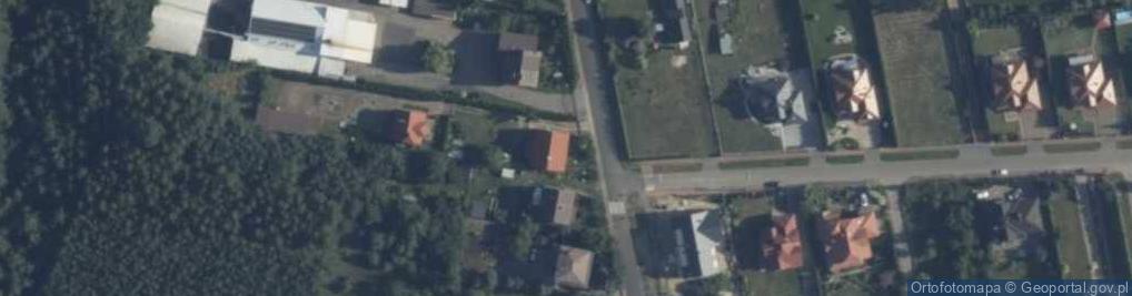 Zdjęcie satelitarne Mazowiecka ul.