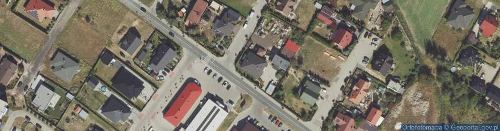 Zdjęcie satelitarne Makowa ul.