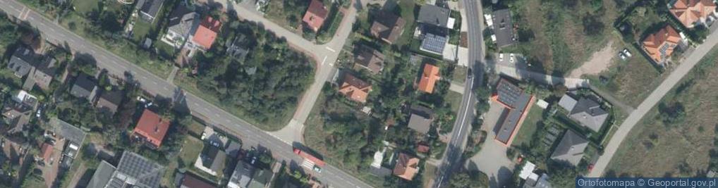 Zdjęcie satelitarne Makowa ul.