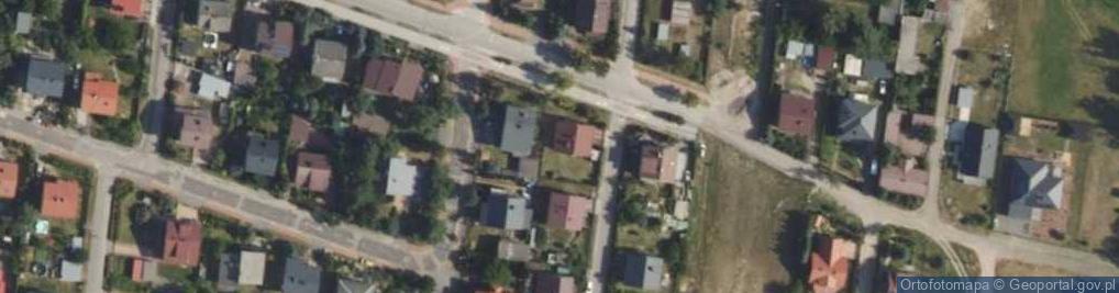 Zdjęcie satelitarne Makowa ul.