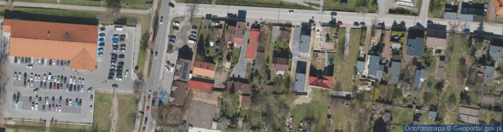 Zdjęcie satelitarne Majowa ul.