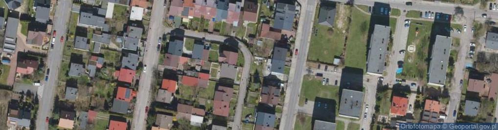 Zdjęcie satelitarne Malinowa ul.