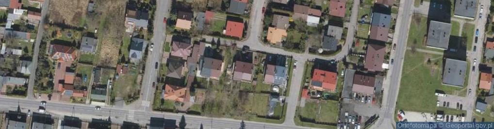 Zdjęcie satelitarne Malinowa ul.