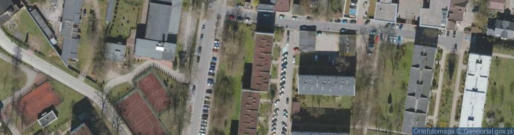 Zdjęcie satelitarne Małkowskich Olgi i Andrzeja ul.