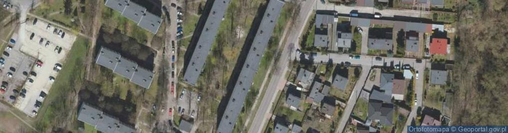 Zdjęcie satelitarne Mazowiecka ul.