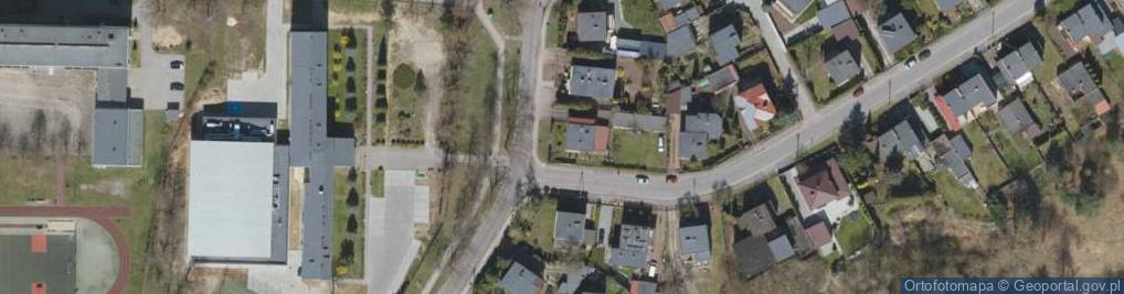 Zdjęcie satelitarne Mazowiecka ul.