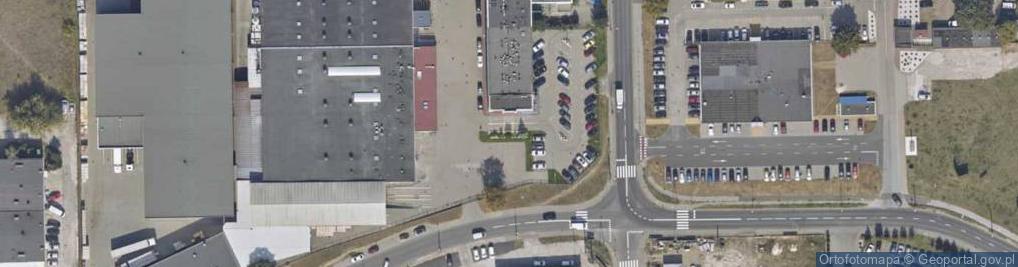 Zdjęcie satelitarne Mazowiecka ul.