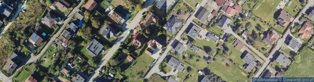 Zdjęcie satelitarne Mahoniowa ul.