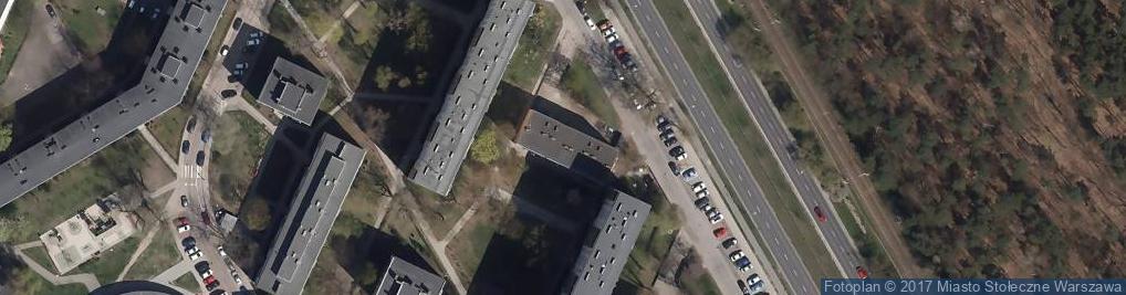 Zdjęcie satelitarne Marymoncka ul.