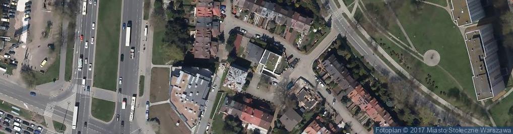 Zdjęcie satelitarne Macedońska ul.
