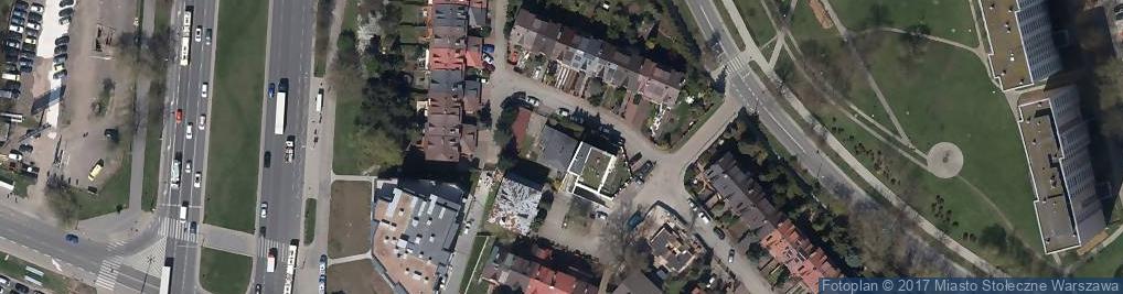 Zdjęcie satelitarne Macedońska ul.