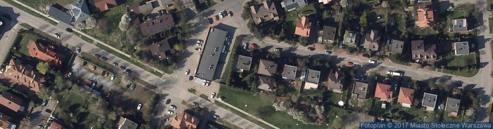 Zdjęcie satelitarne Malachitowa ul.