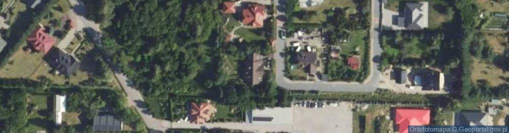 Zdjęcie satelitarne Malownicza ul.