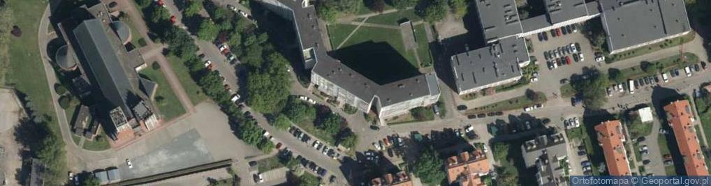 Zdjęcie satelitarne Macedońska ul.