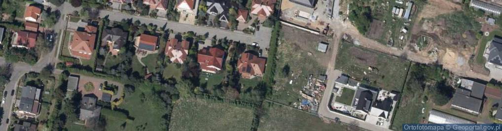 Zdjęcie satelitarne Malachitowa ul.