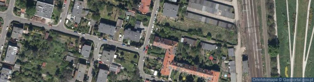 Zdjęcie satelitarne Makowa ul.