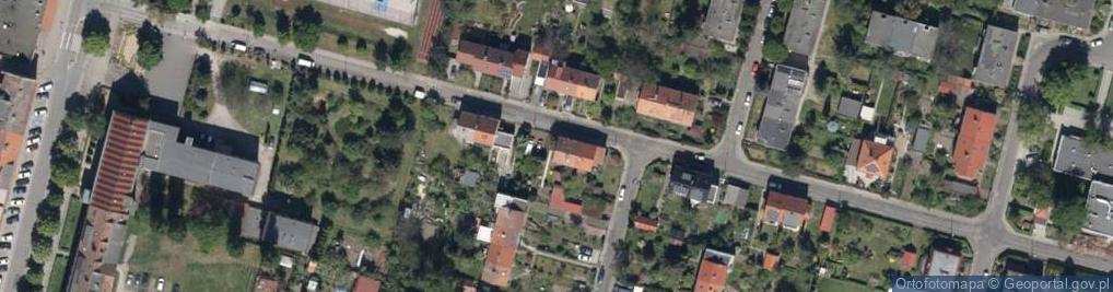 Zdjęcie satelitarne Makowa ul.
