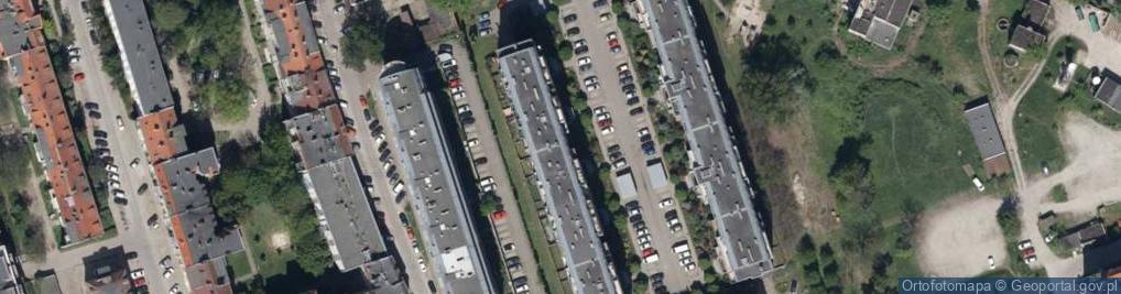 Zdjęcie satelitarne Manganowa ul.