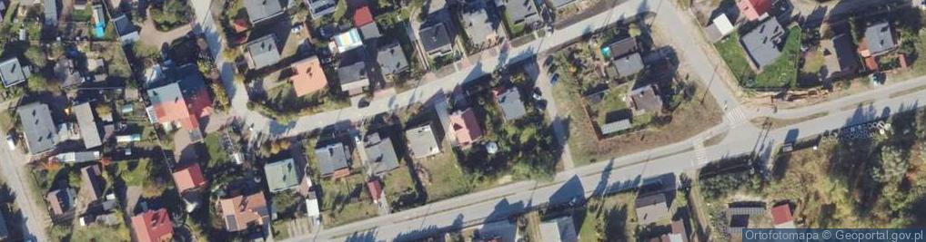 Zdjęcie satelitarne Makowa ul.