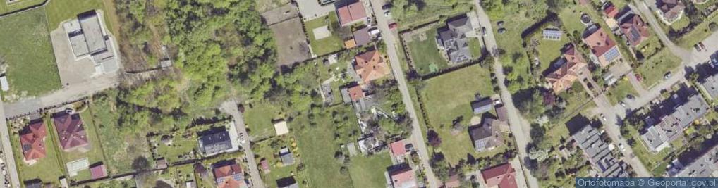 Zdjęcie satelitarne Mańdy Jakuba, ks. ul.