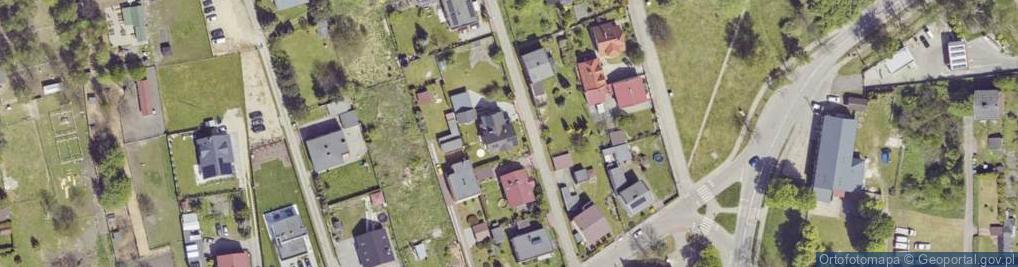Zdjęcie satelitarne Mańdy Jakuba, ks. ul.