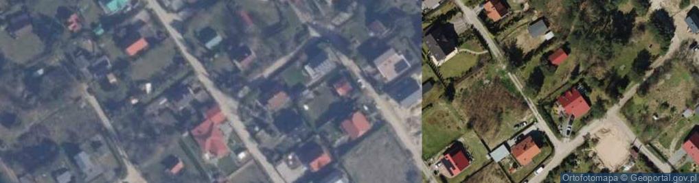 Zdjęcie satelitarne Makowa ul.