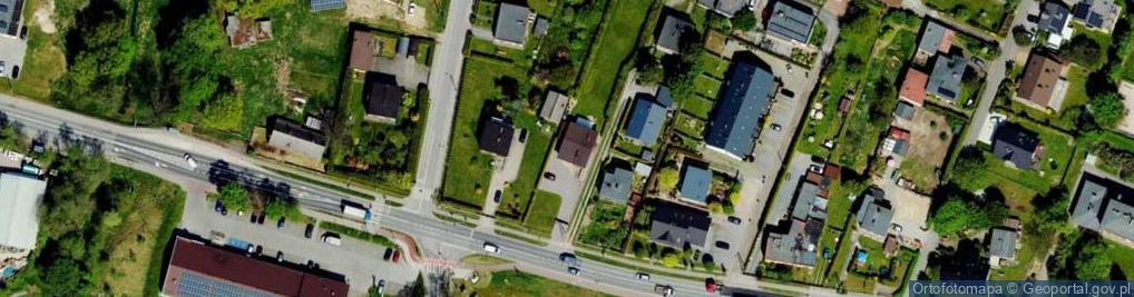 Zdjęcie satelitarne Męczenników Oświęcimskich ul.