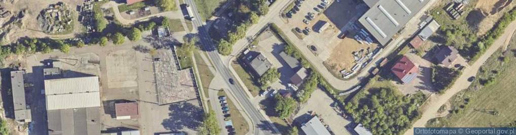 Zdjęcie satelitarne Męczenników ul.