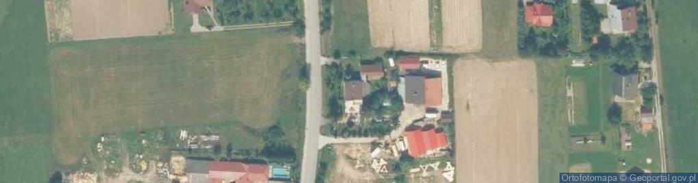 Zdjęcie satelitarne Męcina ul.