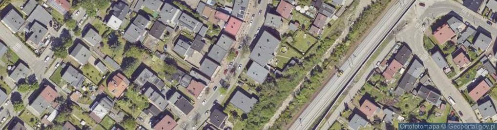 Zdjęcie satelitarne Męczenników Oświęcimia ul.