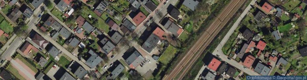 Zdjęcie satelitarne Męczenników Oświęcimia ul.