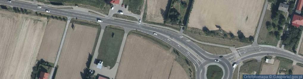 Zdjęcie satelitarne Mełgiewska ul.