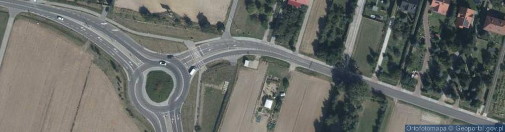 Zdjęcie satelitarne Mełgiewska ul.