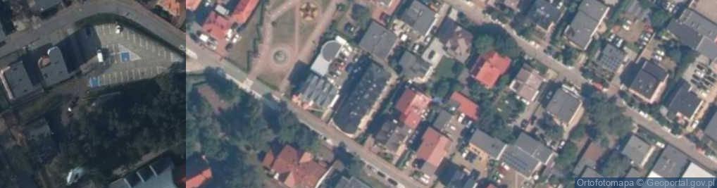 Zdjęcie satelitarne Merkleina, ks. ul.