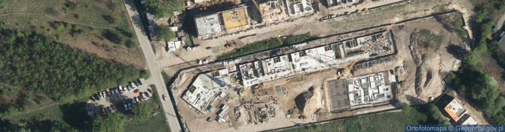 Zdjęcie satelitarne Melisowa ul.