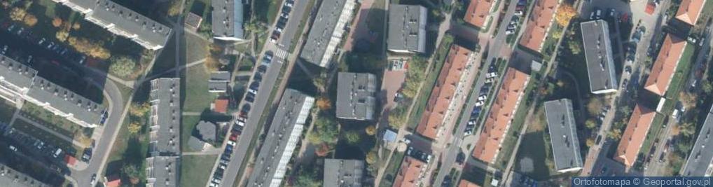 Zdjęcie satelitarne Męczenników Oświęcimskich ul.