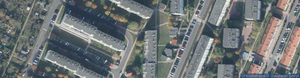 Zdjęcie satelitarne Męczenników Oświęcimskich ul.