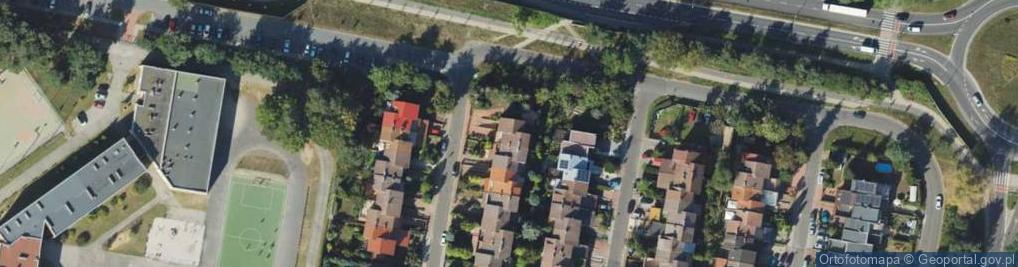 Zdjęcie satelitarne Mechaników ul.