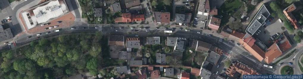 Zdjęcie satelitarne Męczenników Oświęcimskich ul.